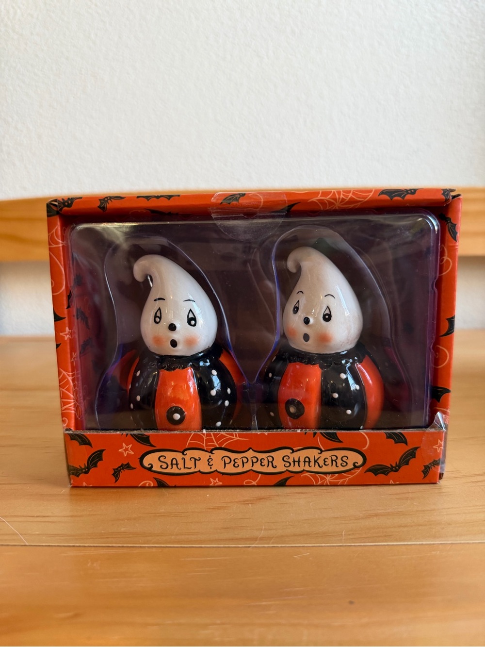 Halloween Ghost Salt & Pepper Shakers - Johanna Parker